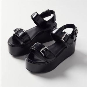 Urban Outfitters Violet Buckle Platform Sandal